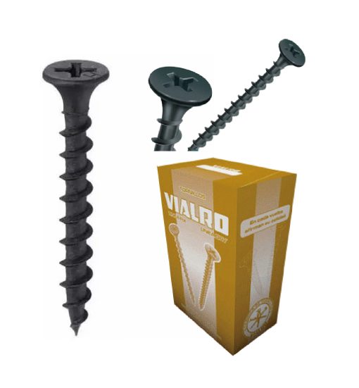 Tornillo Vialro Dry 6 x 1.1/2″ x 1000