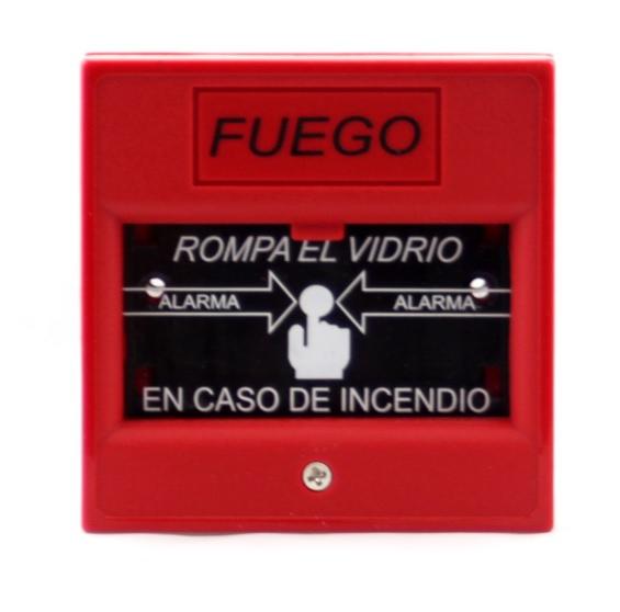PULSADOR DE SALIDA BF 01 DE ACTIVACION MEDIANTE ROTURA DE VIDRIO