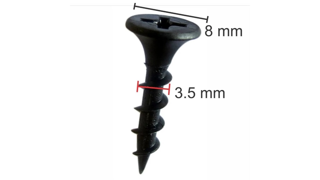 TORNILLO FIC MADERA 6 x 3/4&quot; (20x20)mm PACK 10 UNIDADES