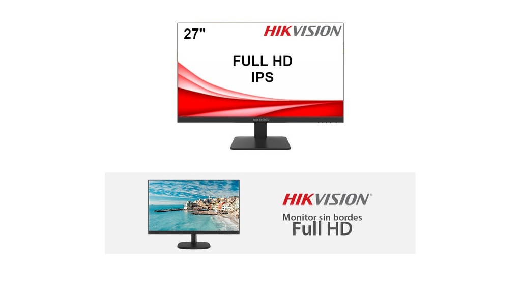 MONITOR 27 HIKVISION DS-D5027F2-1P2 VGA/HDMI