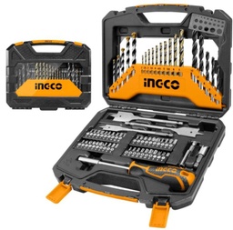 [HKTAC010671] INGCO SET DE ACCESORIOS (67 PCS) MECHAS, PUNTAS Y HERRAMIENTAS + MALETIN