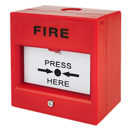 PULSADOR SALIDA MANUAL KR1-RESET  RESETEABLE (ROJO)!