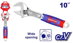 LLAVE AJUSTABLE FRANCESA 10&quot;(250mm) LINEA INDUSTRIAL